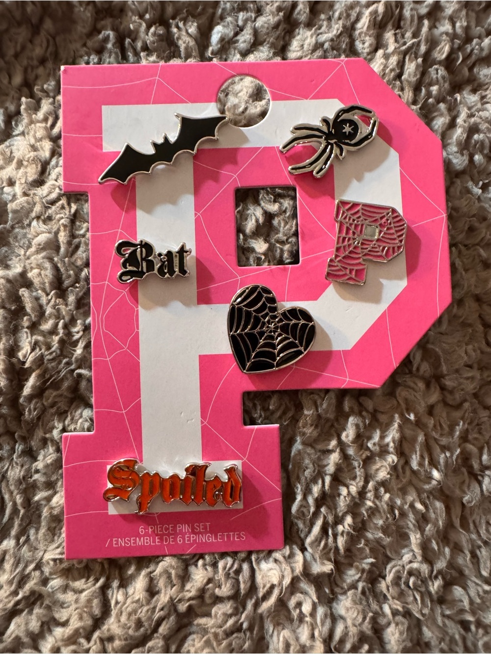 PINK Victoria's Secret Halloween 6-Piece Pin Set - NWT